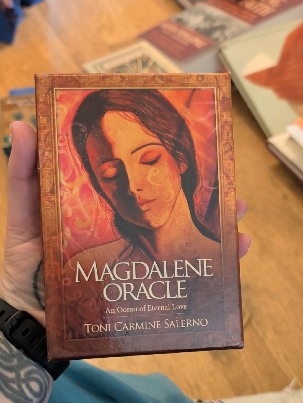 Magdalene Oracle Deck by Toni Carmine Salerno - Red Orange Artwork